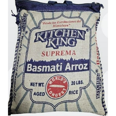 Kitchen King Suprema Basmati Rice, 20Lb Bag