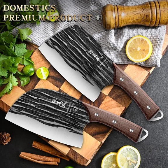 Kitchen Knife Household Chopping Knife Manual Forging Kitchen Knife Slicing Knife Chopping Knife Sharp Stainless Steel Knife
