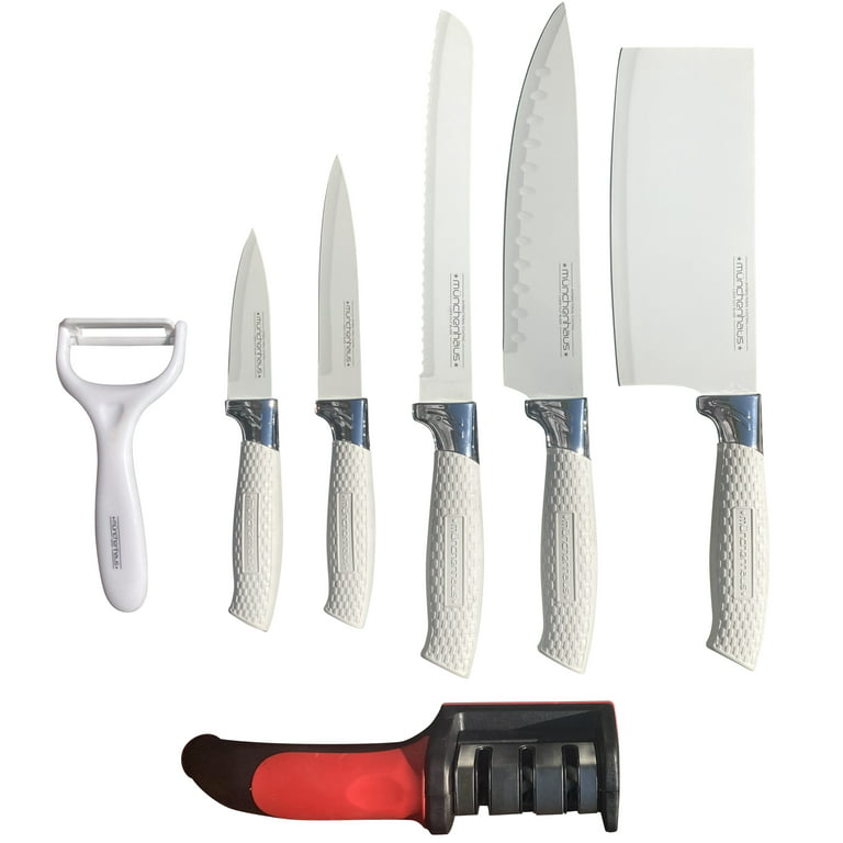 7 PC German Style Knife Set & Cuting Board LHS Products for sale online
