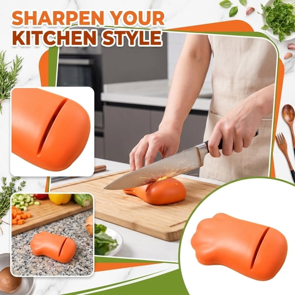 Kitchen Knife Scissors Sharpener 3 In 1 Sharpening Stone For Home Cooking Tools