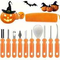 Kitchen Knife Set,Pumpkin Carving Kit Stainless Carving Tools For Halloween 10 Piece Heavy Duty Jack O Decoration Sculpting Set For Adults And Kids