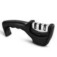 thumbnail image 1 of Kitchen Knife Sharpener Professional 3 Stages, Kitchen Knife Sharpener Manual Sharpening with Stainless Steel Ceramic Diamond Blade, 1 of 9