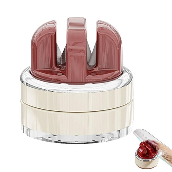 Kitchen Knife Sharpener with Suction Base for Hands Free Pocket Knife,Easy to Use Sharpening Tool,Multi-Angle Pocket Knives Sharpener Suitable for Cleaver,Fruit Knives,Scissors