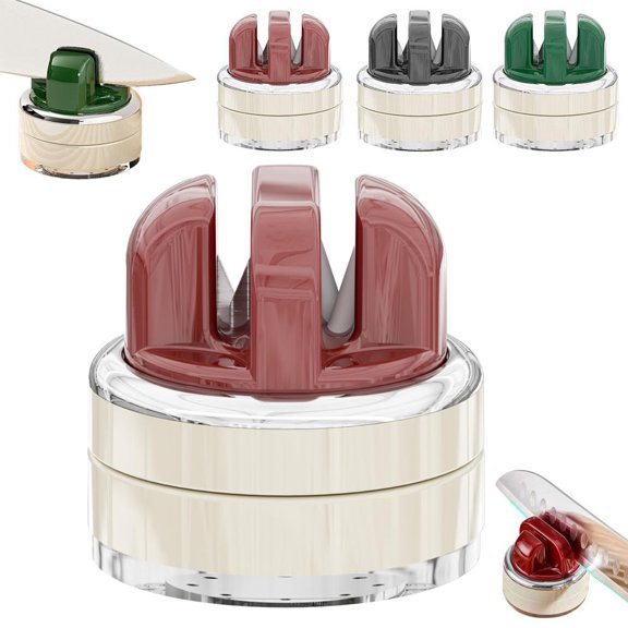 Kitchen Knife Sharpener with Suction Base, Pocket Hands Free Knife & Scissors Sharpener, Multi-Angle Professional Sharpening Tool for , Scissors, Cleavers,Versatile Sharpening Tool