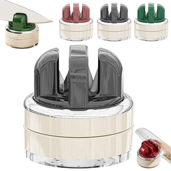 Kitchen Knife Sharpener with Suction Base, Pocket Hands Free Knife & Scissors Sharpener, Multi-Angle Professional Sharpening Tool for , Scissors, Cleavers,Versatile Sharpening Tool