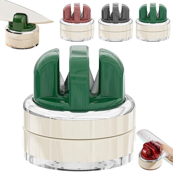 Kitchen Knife Sharpener with Suction Base, Pocket Hands Free Knife & Scissors Sharpener, Multi-Angle Professional Sharpening Tool for , Scissors, Cleavers,Versatile Sharpening Tool