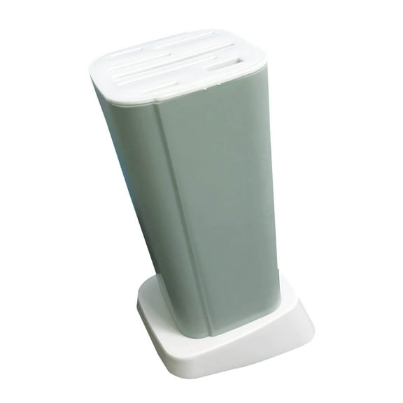 Kitchen Knife Storage Rack,Stand Countertop Holders,Knives Inserted Holders Storage Rack,Multi Unit Storage,Detachable Chassis, Easy to Clean,13X14.5X26cm,Green.