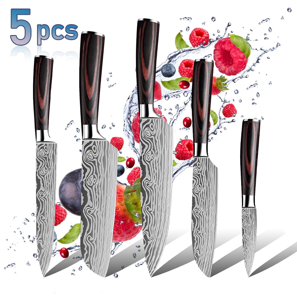 Kitchen Knifes Set, Chef's Knife,Cleaver,Knife Set,Utility Knife Multi ...