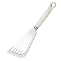 Kitchen Knives Stainless Steel Fish Frying Spatula Silicone Fish Frying Spatula Leakage Spatula Stainless Steel Butterfly Spatula Kitchen Steak Spatula Fan Pan Frying Spatula,White Kitchen Cooking Ute