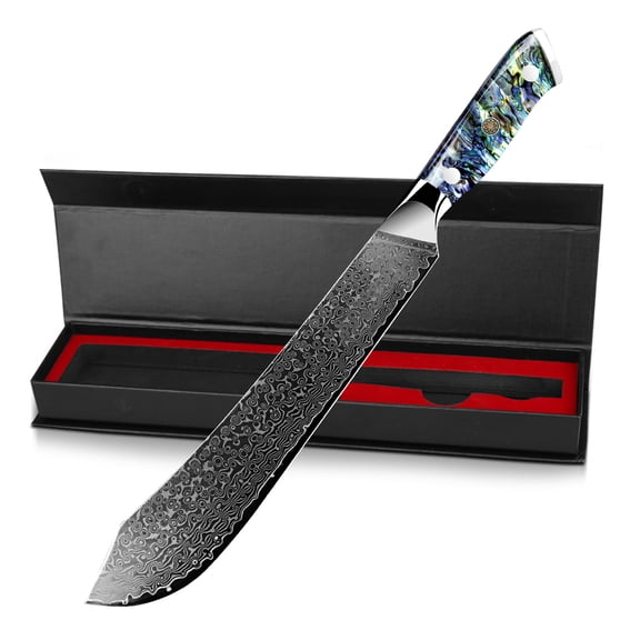 Kitchen Knives Stainless Steel Japanese Chef Knife Damascus Cleaver Santoku Steak Utility Paring Knifes with Unique Shell Handle with Giftbox