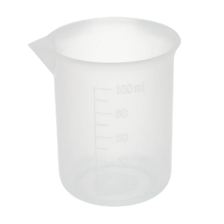 Kitchen Lab 1000ml Plastic Measuring Cup Jug Pour Spout Container 2pcs - Clear