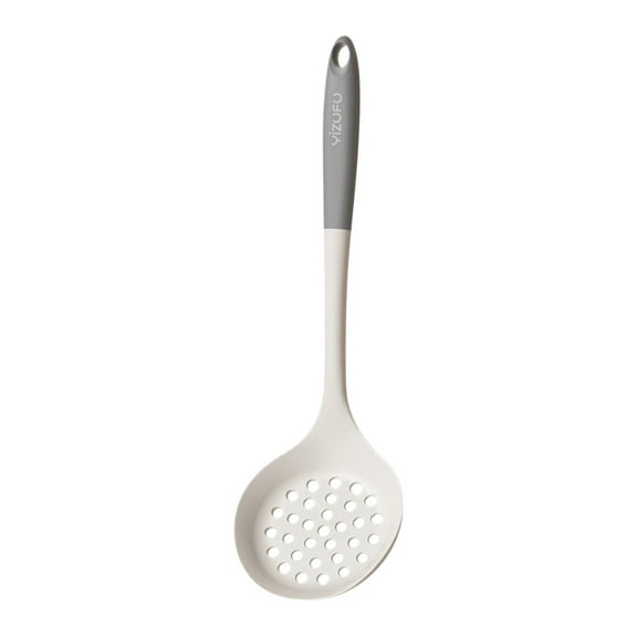 Kitchen Ladle Strainer,Large Slotted Spoon with High Heat,Silicone Household Cooking Spoon Soup Spoon Colander,Non Stick Cooking Spoon Spatula