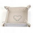 thumbnail image 1 of Kitchen Linen Bread Basket - Hearts, 1 of 1