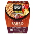 thumbnail image 1 of Kitchen & Love - Farro Quick Meal Grilled Vegetables & Herbs -7.9oz, 1 of 8