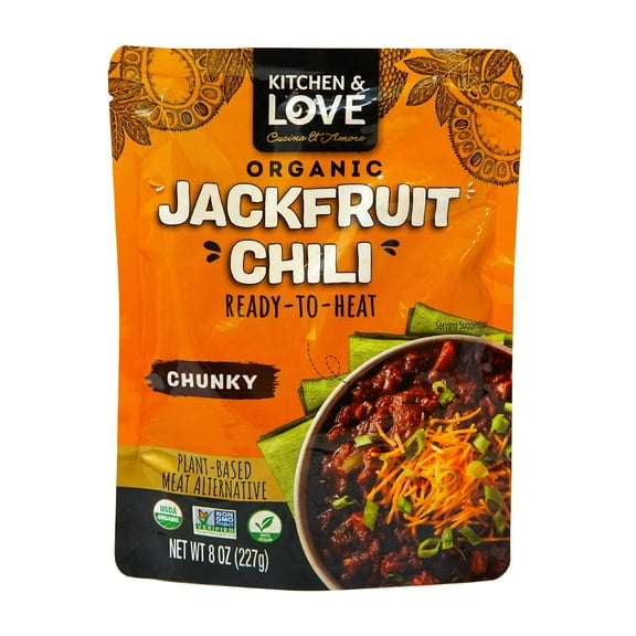 Kitchen & Love RTH Organic Jackfruit - Chunky Chili 8oz