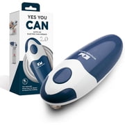 Kitchen Mama Auto 2.0 Electric Can Opener Safe, Smooth Edge, Battery Operated Navy Blue