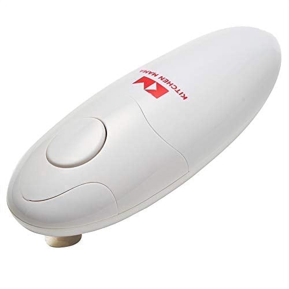 Kitchen Mama Handheld Electric Can Opener, White