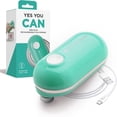 thumbnail image 1 of Kitchen Mama Mini Plus Rechargeable Electric Can Opener (Teal), 1 of 7