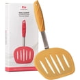 thumbnail image 1 of Kitchen Mama WaltzGrip Platinum Silicone Pancake Spatula Turner (Red), 1 of 8