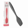 thumbnail image 1 of Kitchen Mama WaltzGrip Platinum Silicone Scraping Spatula: Non Stick for Frying Pan (Metal Gray), 1 of 8