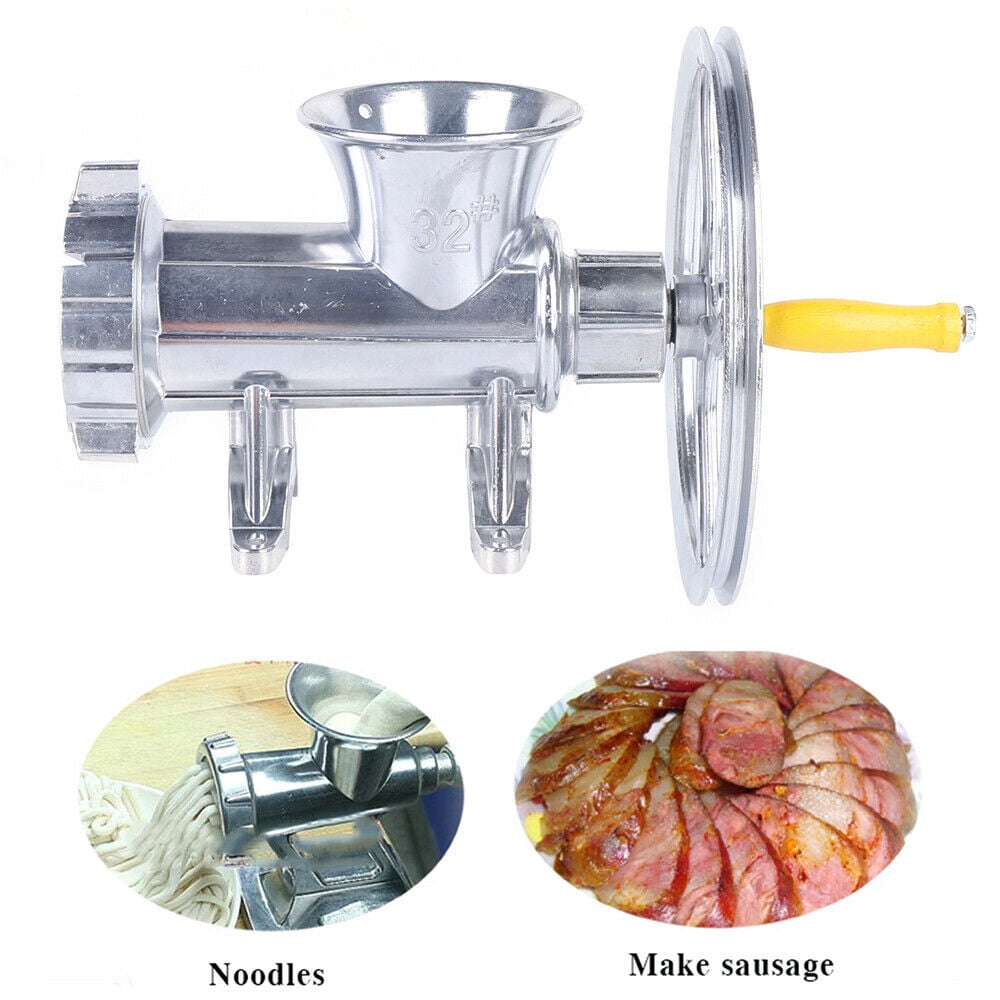 Kitchen Manual Meat Grinder, 5" Aluminium Alloy Hand Meat Grinder