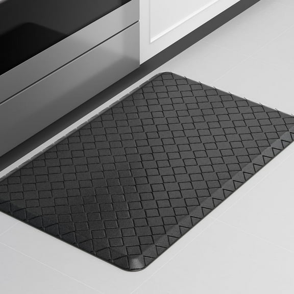 GPED Kitchen Mat,17.3"×29"Cushioned Anti-Fatigue Kitchen Rug, Waterproof Non-Slip Kitchen Floor Mat, Ergonomic Comfort Rug Standing Mat for Kitchen, Home Floor, Office, Sink, Laundry