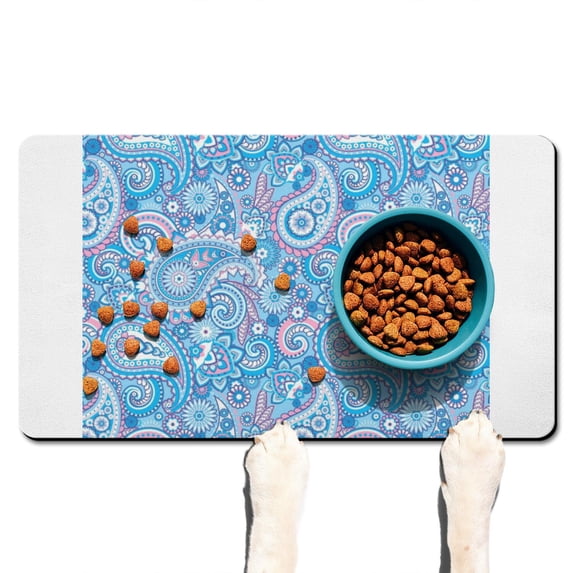 Kitchen Mat Aesthetic Boho Vintage Ethnic Artistic Tribal Style Non-Slip Absorbent Waterproof Quick Dry Washable for Sink or Entryway