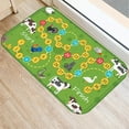 thumbnail image 1 of Kitchen Mat Anti-slip Modern Rugs Living Room Balcony Bathroom Digital Track Printed Carpet Doormat Play Game Hallway Bath Mat, 1 of 5