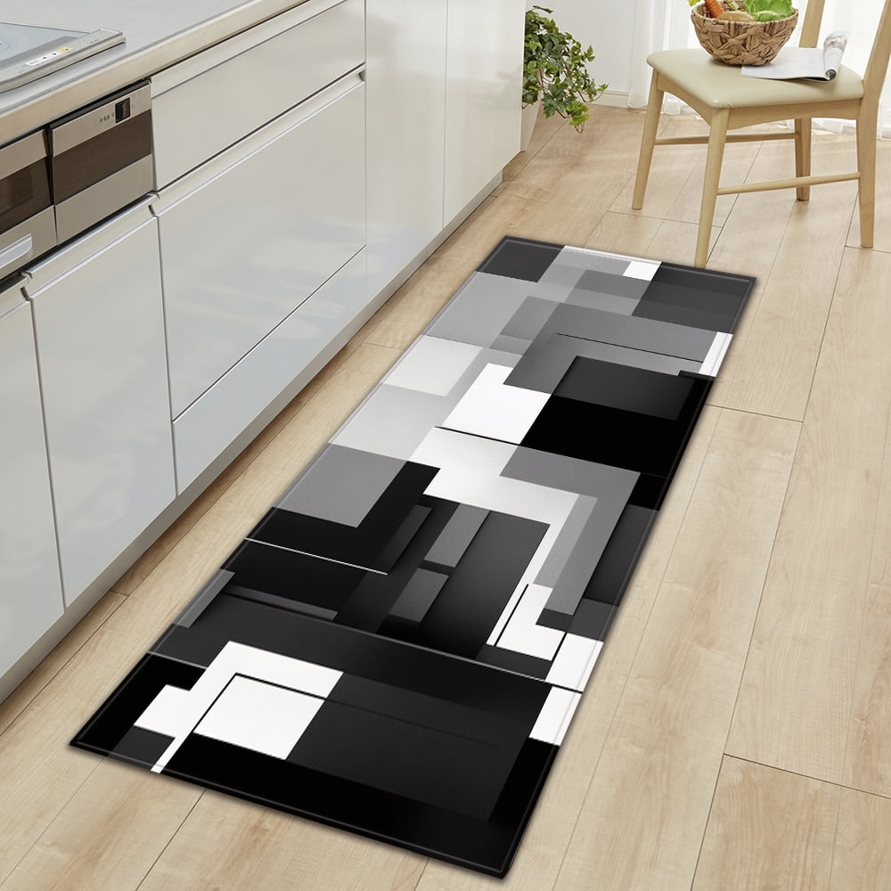Kitchen Mat Bedroom Hallway Entrance Doormat Bath NonSlip Foot Rug