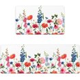thumbnail image 1 of Kitchen Mat with Colorful Flowers,2 PCS Inches Anti Fatigue Kitchen Rugs, Non-Slip Cushioned Floor Mats for Kitchen Home Office,18 * 30in+18 * 48 Inches, 1 of 6
