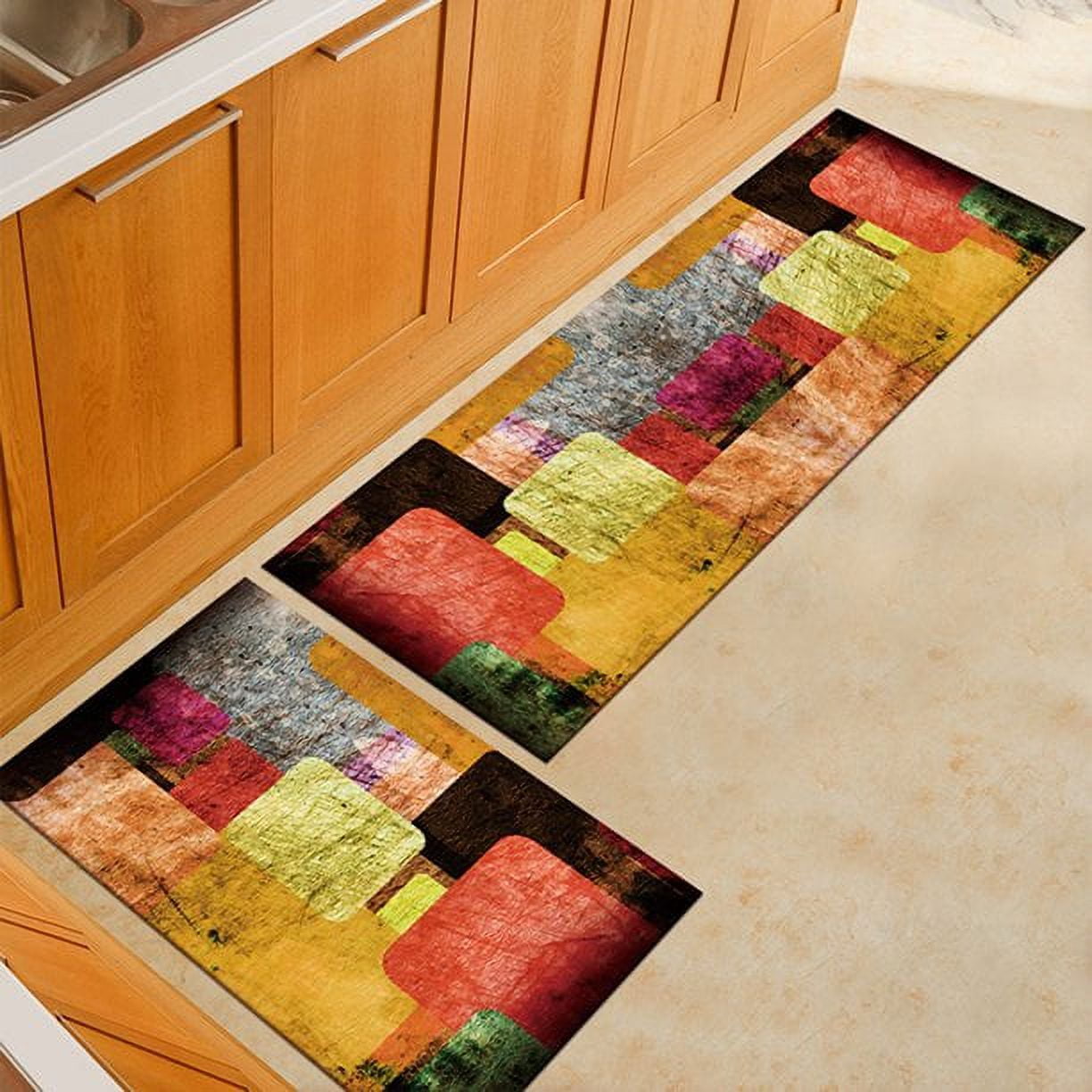  Oakeep Kitchen Mat Anti Fatigue Cushioned Mats for