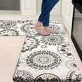 thumbnail image 1 of Kitchen Mat, Cushioned Anti Fatigue Kitchen Rug Set, 2 Pieces Non Slip Waterproof Kitchen Mats for Floor, Comfort Heavy Duty Standing Mat for Kitchen, Laundry, Sink, Office, Desk, 1 of 6