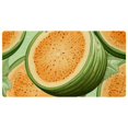 Kitchen Mat Cushioned Anti Fatigue, Yellow Hami Melon Cushioned Kitchen