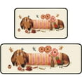 thumbnail image 1 of Kitchen Mat Dog Kitchen Mats for Floor 2 Piece，Anti Fatigue Floor Mat for Kitchen，Kitchen Floor Mats for in Front of Sink and Kitchen Matt for Standing for Home Kitchen Decor 17"X30"+17"X47", 1 of 6