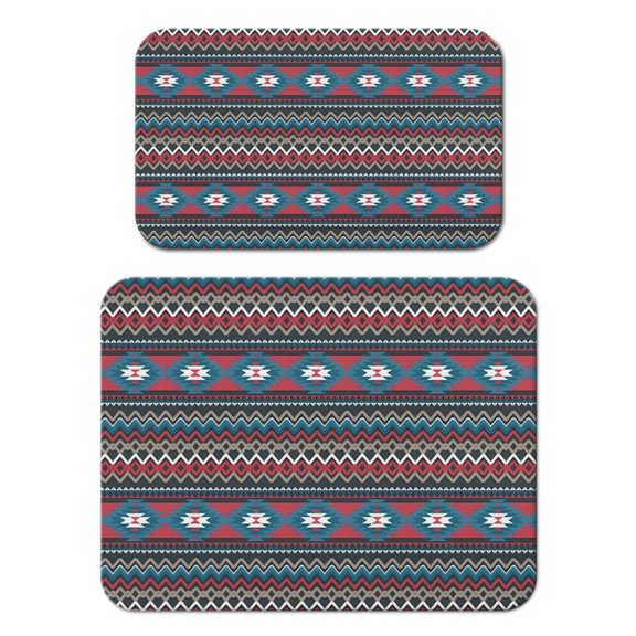 Kitchen Mat with Hippie Design - Premium Diatom Material Dish Drying Mat, Heat-Resistant, Stain-Hiding Counter Mat with Quick Dry Surface for Rustic Kitchen Coffee Decor