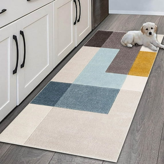 Kitchen Mat Home Entrance Doormat Bathroom Washable Modern Living Room Carpet Nordic Style Balcony Long Strip Door Floor Mat