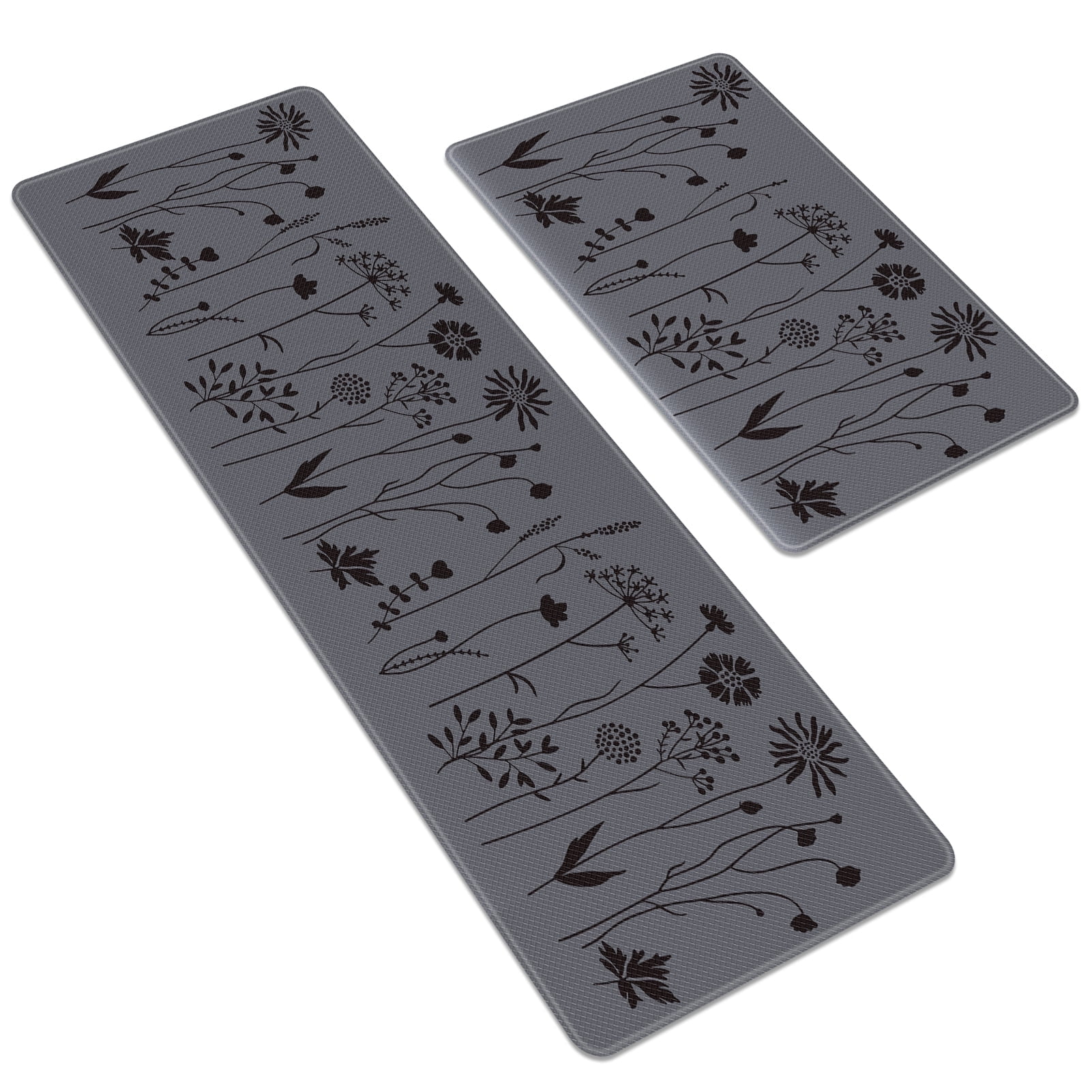 Kitchen Mat Non Slip Anti-Fatigue Rugs for Kitchen, Office(2 pack ...