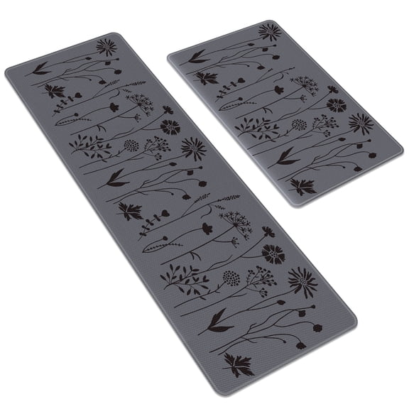 Kitchen Mat Non Slip Anti-Fatigue Rugs for Kitchen, Office(2 pack)