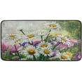 thumbnail image 1 of Kitchen Mat Oil Painting Flower Camomilles Kitchen Rug Mat Anti-Fatigue Comfort Floor Mat Non Slip Oil Stain Resistant Easy to Clean Kitchen Rug Bath Rug Carpet for Doormat Home Decor Gifts, 1 of 6