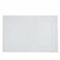 Kitchen Mat, Ongmies Placemats Set of 4 Woven Vinyl Placemat for Dining Table Washable Wipeable Kitchen Place Mats Indoor Outdoor Table Mats 02 Beige 4 Pcs, Placemat, Placemat*4Pcs