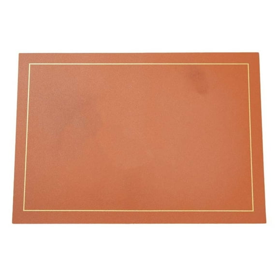 Kitchen Mat, Ongmies Square Solid Color Leather Western Placemat Oil Proof High Temperature Household Non Slip Table Mat, Placemat, Placemat*1