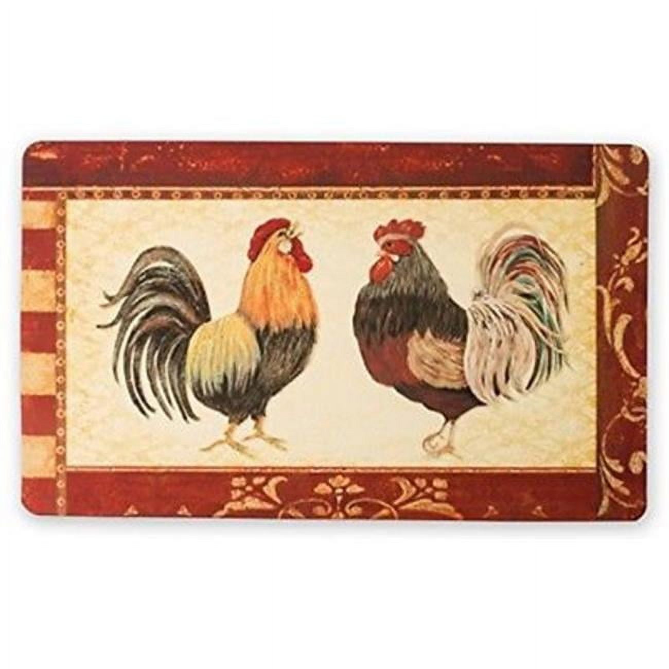 Kitchen Mat Roosters