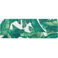 thumbnail image 1 of Kitchen Mat Rug 1 PCS Summer Green Tropical Plant Palm Leaves Runner Rug Anti-Fatigue Comfort Memory Foam Standing Mat Non-Slip Floor Door Mat for Bathroom Bedroom 18x47in, 1 of 6