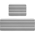 thumbnail image 1 of Kitchen Mat Rug Set of 2 Indian Mandala Boho Striped Black White Runner Rug Anti-Fatigue Comfort Memory Foam Standing Mat Non-Slip Floor Door Mat for Bathroom 18x30in+18x60in, 1 of 6