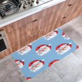 Kitchen Mat Santa Claus AntiFatigue Kitchen Rug, Waterproof NonSlip