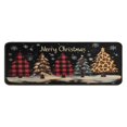 thumbnail image 1 of Kitchen Mat Set of 2 Non Skid Christmas Kitchen Mats for Floor,Buffalo Plaid Tree Merry Christmas Kitchen Runner for Bathroom,Room Bath (47x17+30x17 Inches), 1 of 7