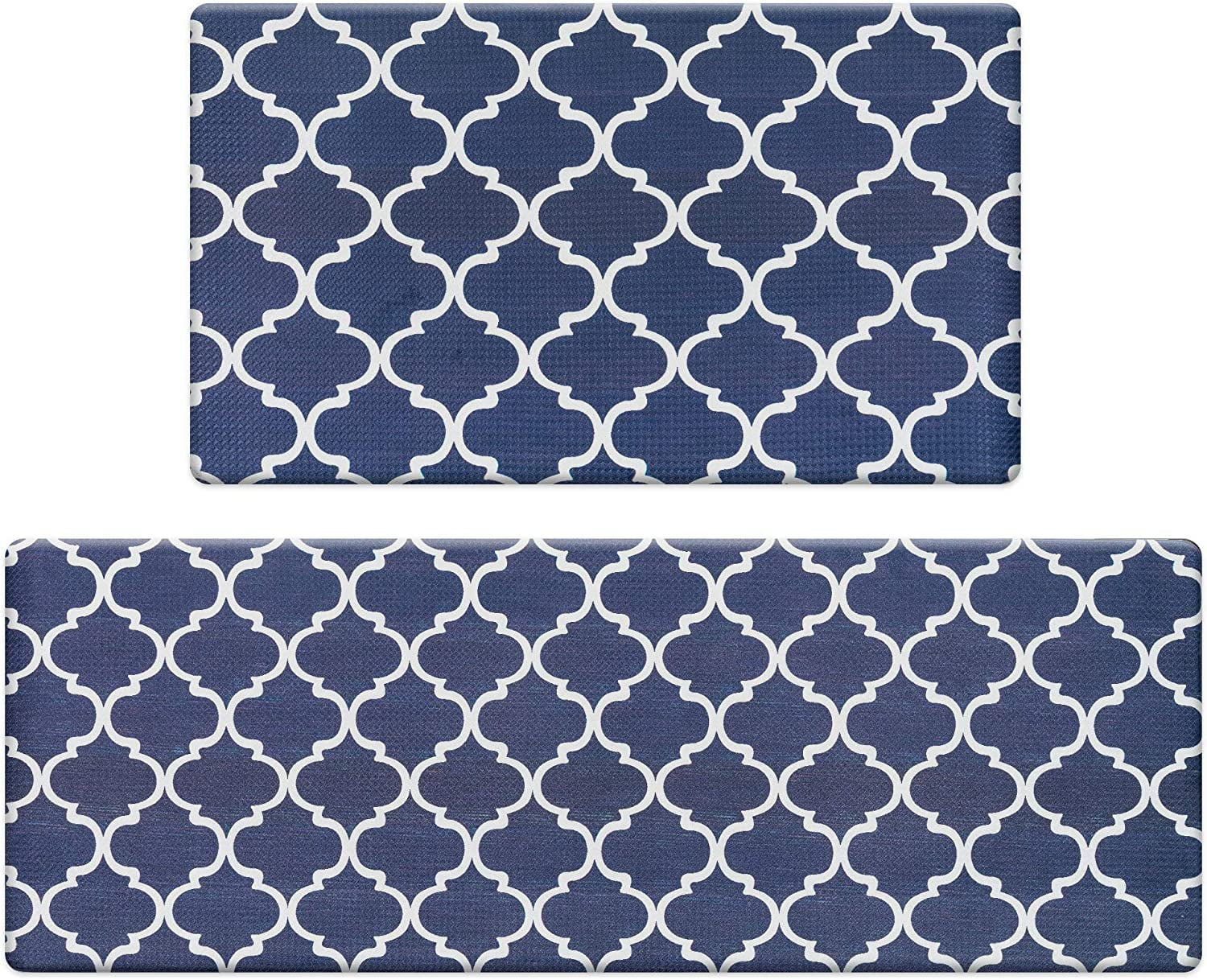 Kitchen Mat Set 2 Piece, Cushioned AntiFatigue Kitchen Rugs Waterproof