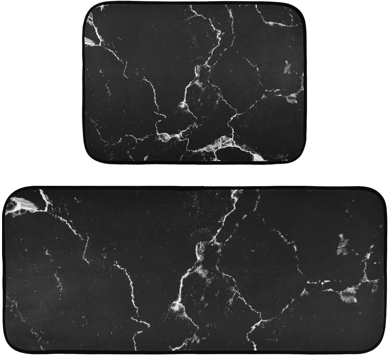 Kitchen Mat Set of 2 Kitchen Runner Rugs Non Skid Washable Standing Mat