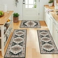 thumbnail image 1 of Kitchen Mat Sets of 3 Washable Kitchen Floor Rugs 3 Pieces Soft Entrance Runner Rugs Farmhouse Laundry Room Rug Carpet Sets for Bathroom/Living Room/Hallway(Dark Blue), 1 of 6