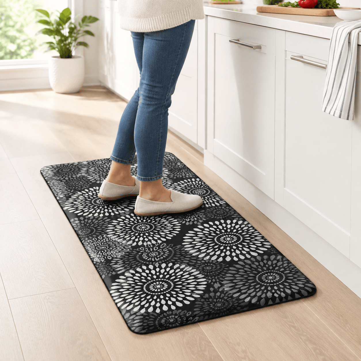 Kitchen Mat Rag Kitchen Mat Water-resistant Rugs Cushioned Anti-floor - Walmart.com